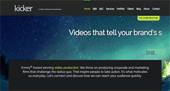 Desktop Screenshot of kickervideo.com